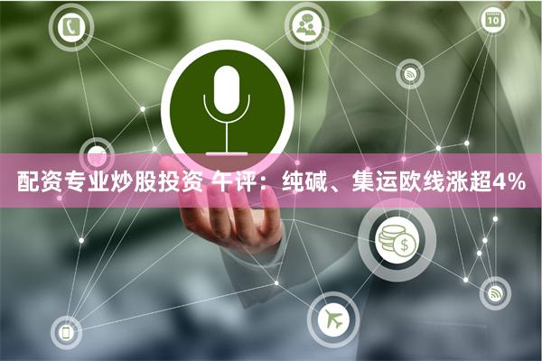 配资专业炒股投资 午评：纯碱、集运欧线涨超4%