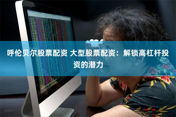 呼伦贝尔股票配资 大型股票配资：解锁高杠杆投资的潜力