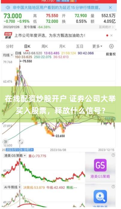在线配资炒股开户 证券公司大举买入股票，释放什么信号？